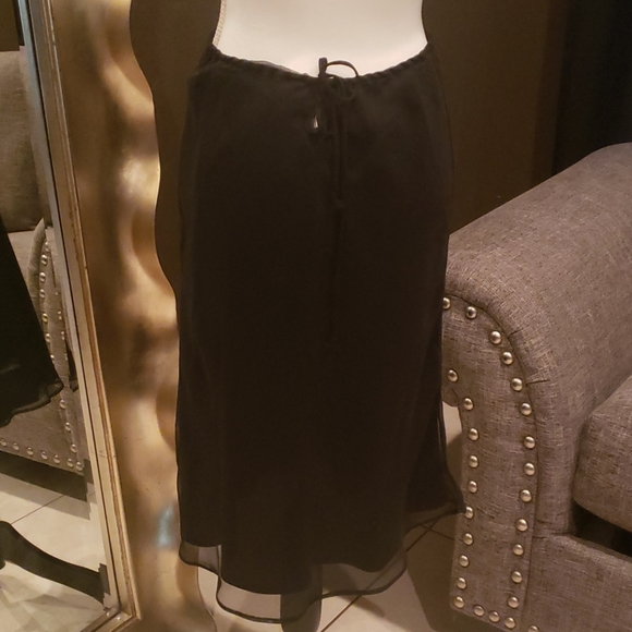 Rampage Black Chiffon  Skirt, Size 9 - Picture 5 of 5